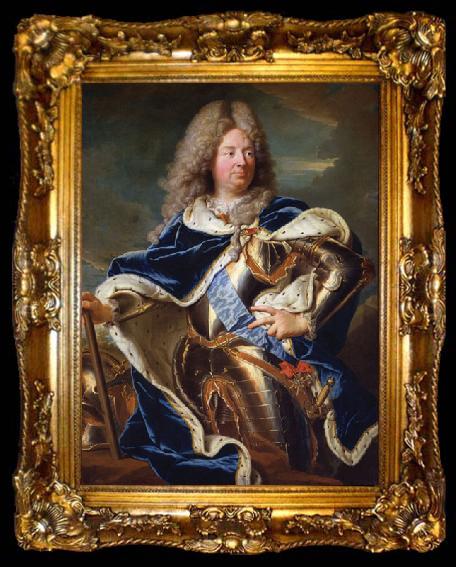 framed  Hyacinthe Rigaud Portrait of Louis Antoine de Pardaillan de Gondrin, ta009-2